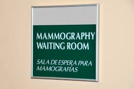 Mammography waiting room